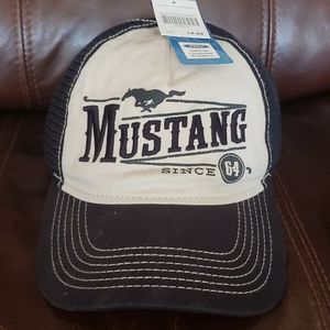 Gr Ford Mustang Trucker Black Hat
